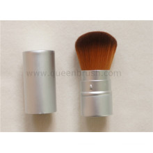 Skin Care Tools Silver Custom Retractable Kabuki Brush